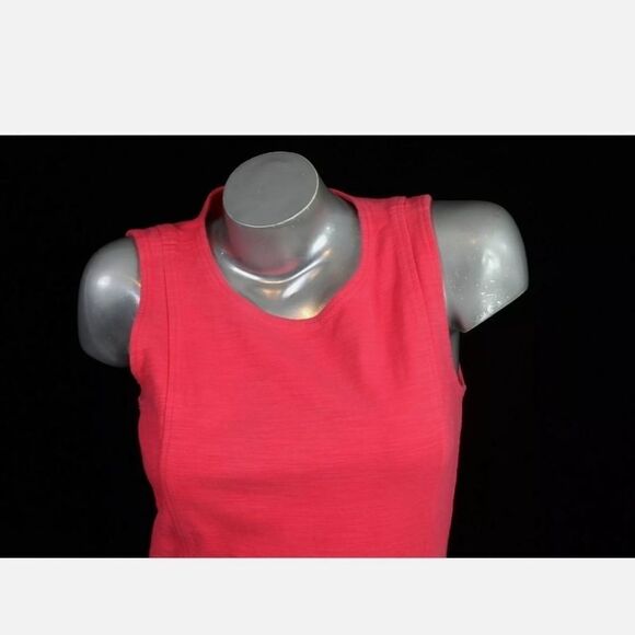 J Crew Womens Knit Princess-Seam Dress Size 6 Sleeveless Fit & Flare Coral Pink - Picture 6 of 9